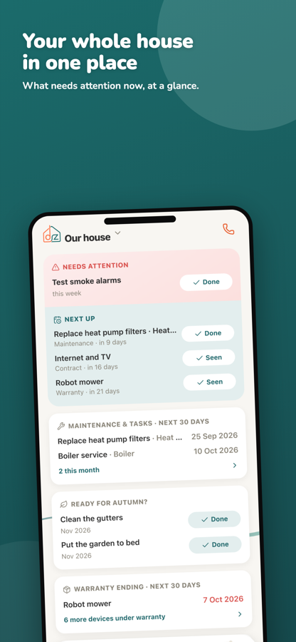 Everything about your home in one place